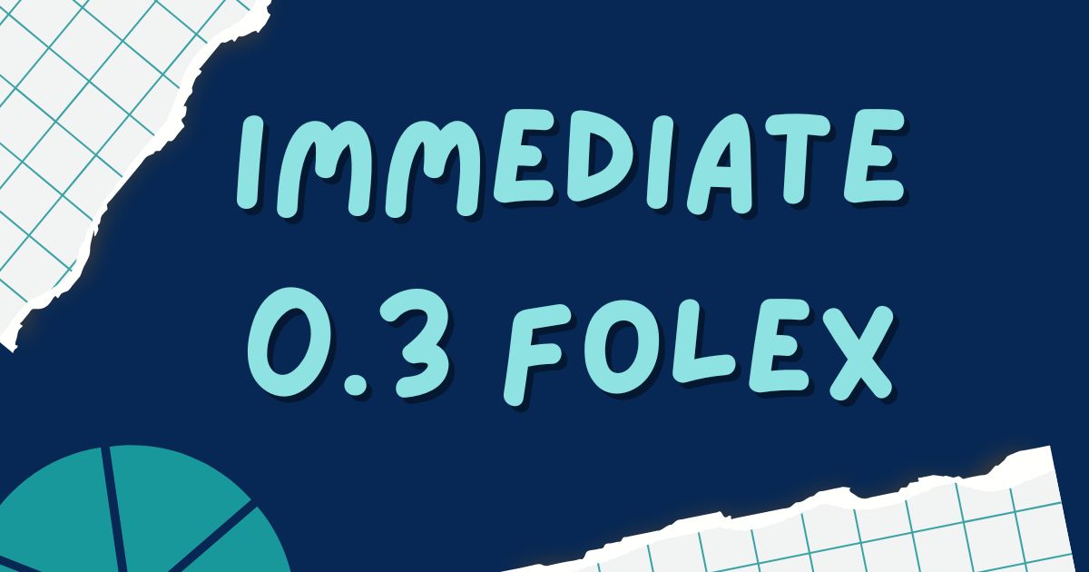 immediate 0.3 folex